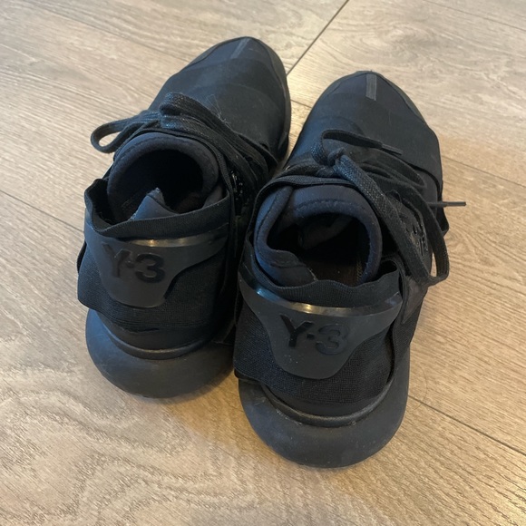 Y-3 Yohji Yamamoto Adidas Qasa High 'Black' Trainer - Picture 4 of 5